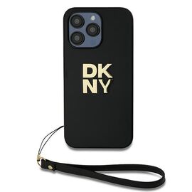 DKNY Wrist Strap Stock Logo case for iPhone 14 Pro - black - Uncategorized Cases (2) - Cases - Techbox