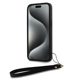 DKNY Wrist Strap Stock Logo case for iPhone 14 Pro - black - Uncategorized Cases (2) - Cases - Techbox