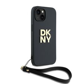 DKNY Wrist Strap Stock Logo case for iPhone 15 / 14 / 13 - black - Uncategorized Cases (2) - Cases - Techbox