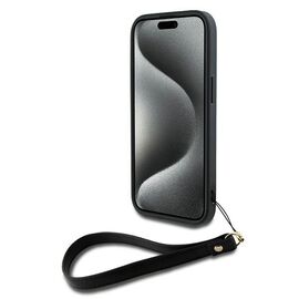 DKNY Wrist Strap Stock Logo case for iPhone 15 / 14 / 13 - black - Uncategorized Cases (2) - Cases - Techbox