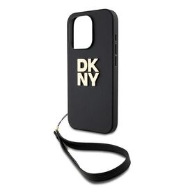 DKNY Wrist Strap Stock Logo case for iPhone 15 Pro - black - Uncategorized Cases (2) - Cases - Techbox