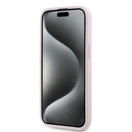 Karl Lagerfeld Diagonal Quilted Script case for iPhone 15 Plus / 14 Plus - pink | Techbox