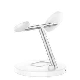 Tech-Protect QI15W-A35 3-in-1 Inductive Charger with MagSafe for Phone / AirPods / Apple Watch - White | Techbox