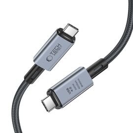 Tech-Protect UltraBoost Max USB-C 4.0 / USB-C 4.0 PD Cable 240W 8K 40Gbps 1m - Gray | Techbox