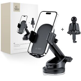 Tech-Protect V7 car phone holder for cockpit / air vent - black - Smartphone Holders - Smartphones - Techbox