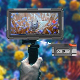 Tech-Protect Waterproof Case IPX8 for 4.7-6.7" Smartphones - Black and Orange | Techbox