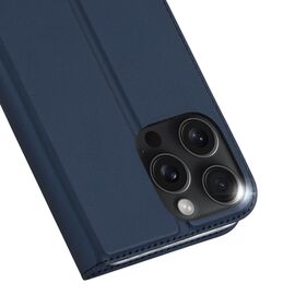 Dux Ducis Skin Pro iPhone 16 Pro Max Case with Flip and Card Slot - Blue - Apple Cases - Cases - Techbox