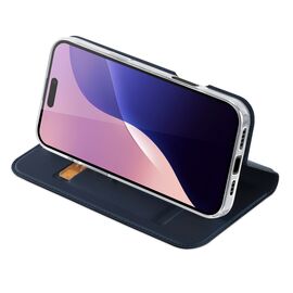 Dux Ducis Skin Pro iPhone 16 Pro Max Case with Flip and Card Slot - Blue - Apple Cases - Cases - Techbox
