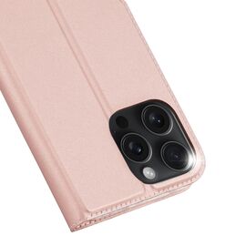 Dux Ducis Skin Pro iPhone 16 Pro Max Case with Flip and Card Slot - Pink | Techbox