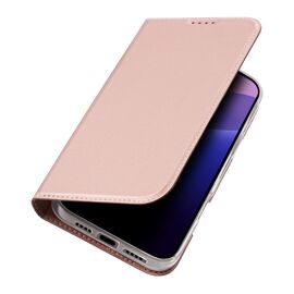 Dux Ducis Skin Pro iPhone 16 Pro Max Case with Flip and Card Slot - Pink | Techbox