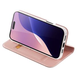 Dux Ducis Skin Pro iPhone 16 Pro Max Case with Flip and Card Slot - Pink | Techbox
