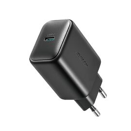 Joyroom JR-TCF23 network charger USB-C 25W SFC / PPS / PD - black + USB-C / USB-C cable 1m | Techbox