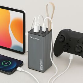 Powerbank Wozinsky K65+ 65W 30000mAh 2x USB-C, 1x USB-A 65W - black - Powerbanks - Smartphone Chargers - Techbox