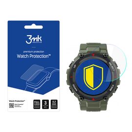 3mk Watch Protection? v. FlexibleGlass hybrid glass on Xiaomi Amazfit T-Rex 1.3 - Accessories - Smartwatches & Accessories - Techbox