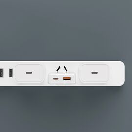 GaN Dudao A30EU 30W USB-A / USB-C Wall Charger - White - Travel Chargers - Smartphone Chargers - Techbox