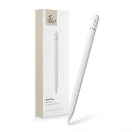 Tech-Protect Digital Magnetic Stylus Pen 3 Magnetic for iPad Tablet - White | Techbox