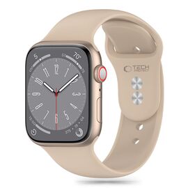 Tech-Protect Silicone Strap for Apple Watch 4 / 5 / 6 / 7 / 8 / 9 / SE / Ultra 1 / 2 (42 / 44 / 45 / 49 mm) - Brown | Techbox