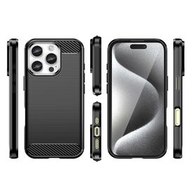 Carbon Case for iPhone 16 Pro - Black | Techbox