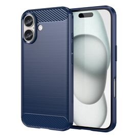 Carbon Case for iPhone 16 Silicone Case - Blue | Techbox