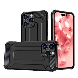Hybrid Armor iPhone 16 Pro Max Case - Black | Techbox