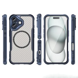 Leading Series MagSafe Silicone Case for iPhone 16 - Blue - Apple Cases - Cases - Techbox