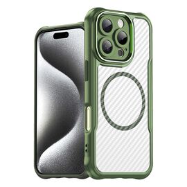 Leading Series MagSafe Silicone Case for iPhone 16 Pro - Green - Apple Cases - Cases - Techbox