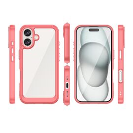 Outer Space Case with Gel Frame for iPhone 16 - Red | Techbox
