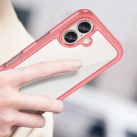 Outer Space Case with Gel Frame for iPhone 16 - Red | Techbox