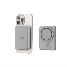 Powerbank Tech-Protect PB11 LifeMag MagSafe 10000 mAh - titanium - Powerbanks - Smartphone Chargers - Techbox