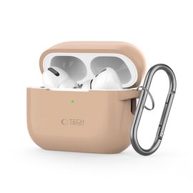Tech-Protect Silicone Hook Case for Apple AirPods Pro 1 / 2 - Beige - Smartphone Accessories - Cables & Accessories - Techbox