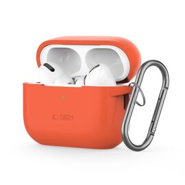 Tech-Protect Silicone Hook Case for Apple AirPods Pro 1 / 2 - Orange - Smartphone Accessories - Cables & Accessories - Techbox