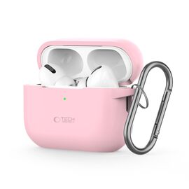 Tech-Protect Silicone Hook Case for Apple AirPods Pro 1 / 2 - Pink - Smartphone Accessories - Cables & Accessories - Techbox