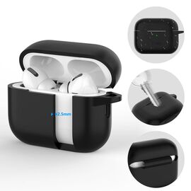Tech-Protect Silicone Hook Case for Apple AirPods Pro 1 / 2 - Pink - Smartphone Accessories - Cables & Accessories - Techbox