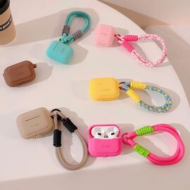 Tech-Protect Silicone Rope Case for Apple AirPods Pro 1 / 2 - Brown - Smartphone Accessories - Cables & Accessories - Techbox