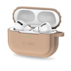 Tech-Protect Silicone Rope Case for Apple AirPods Pro 1/2 - Light Brown - Smartphone Accessories - Cables & Accessories - Techbox
