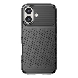 Thunder Case for iPhone 16 Plus Silicone Case - Black | Techbox