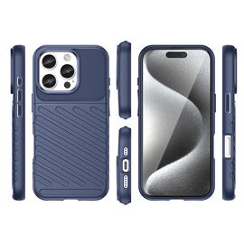 Thunder Case for iPhone 16 Pro Silicone Case - Blue | Techbox