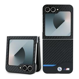 BMW Carbon Blue Line Case for Samsung Galaxy Z Flip 6 - Black | Techbox