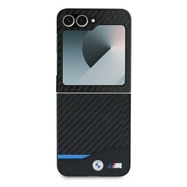 BMW Carbon Blue Line Case for Samsung Galaxy Z Flip 6 - Black | Techbox