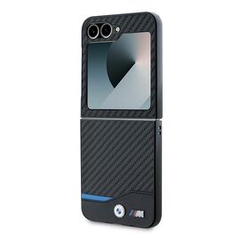 BMW Carbon Blue Line Case for Samsung Galaxy Z Flip 6 - Black | Techbox