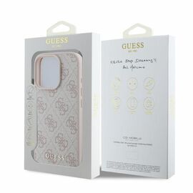 Guess 4G Classic iPhone 16 Pro Case - Pink - Apple Cases - Cases - Techbox