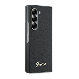 Guess 4G Glitter Script Case for Samsung Galaxy Z Fold 6 - Black | Techbox