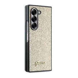Guess 4G Glitter Script Case for Samsung Galaxy Z Fold 6 - Gold | Techbox
