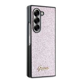 Guess 4G Glitter Script Case for Samsung Galaxy Z Fold 6 - Pink | Techbox