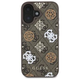 Guess 4G Printed Stripes MagSafe iPhone 16 Case - Brown - Apple Cases - Cases - Techbox