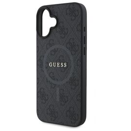 Guess 4G Ring Classic Logo MagSafe case for iPhone 16 - black - Apple Cases - Cases - Techbox