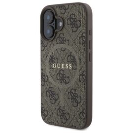 Guess 4G Ring Classic Logo MagSafe iPhone 16 Case - Brown - Apple Cases - Cases - Techbox