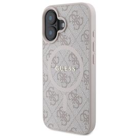 Guess 4G Ring Classic Logo MagSafe iPhone 16 Case - Pink - Apple Cases - Cases - Techbox