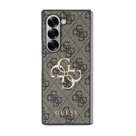 Guess Leather 4G Metal Logo Case for Samsung Galaxy Z Fold 6 - Brown | Techbox