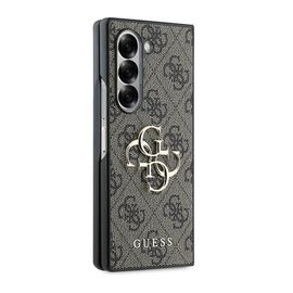 Guess Leather 4G Metal Logo Case for Samsung Galaxy Z Fold 6 - Brown | Techbox